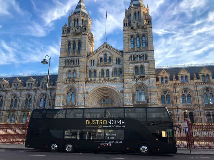 london bus tour menu