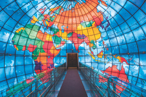 Boston: Mapparium® globo + Come vedi il mondo?Boston: Mapparium Globe Come vedi il mondo?