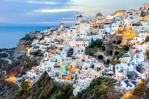 Héraklion ou Ag Nikolaos : excursion d'une journée à Oia et Fira à Santorin