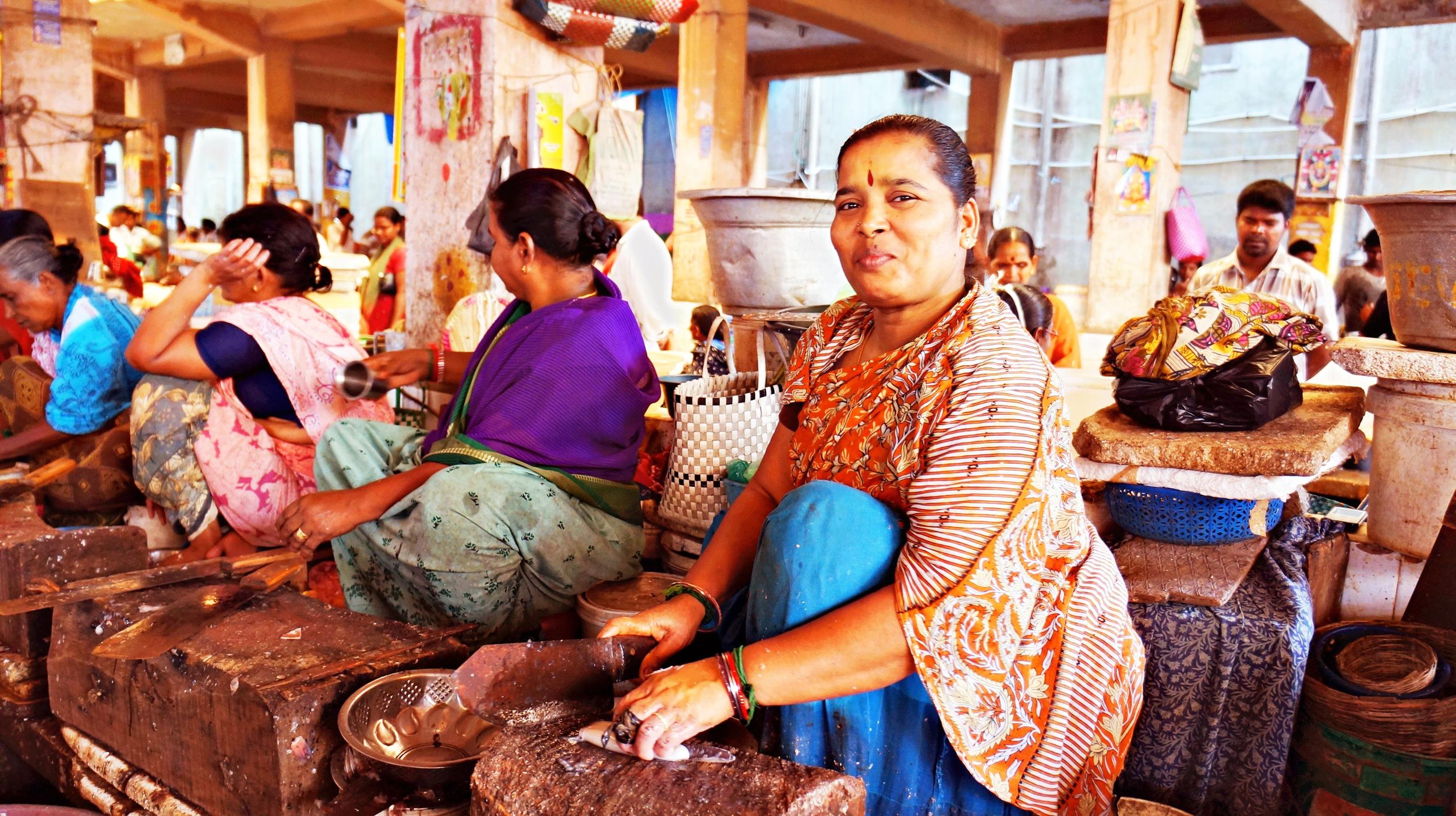Pondicherry: Indischer Kochkurs mit Marktbesuch