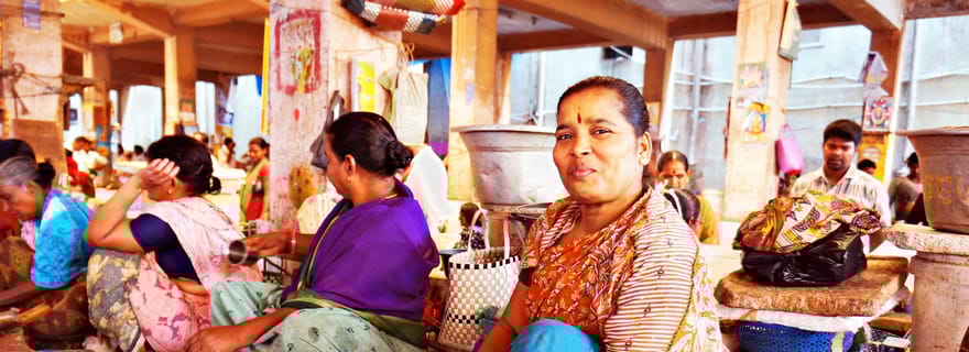 Pondichéry : cours de cuisine indienne avec visite du marché