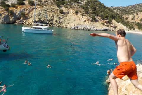 From Naxos: All Inclusive Cruise on a Luxurious Catamaran