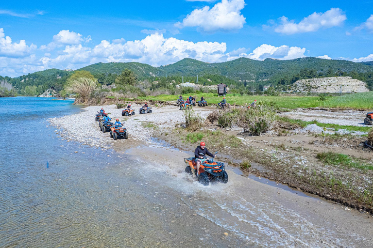 Antalya: Quad & Buggy Safari Adventure w/Zipline Experience Quad Safari -Single Participant