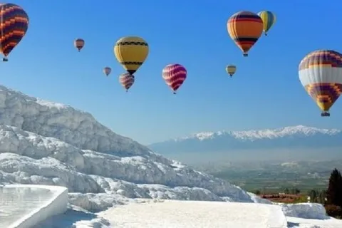 Pamukkale: Tour in mongolfiera