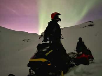 Arctic Wilderness Snowmobile Evening Tour — North experience