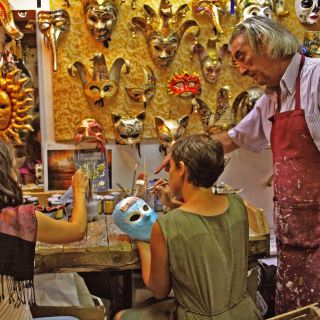 Carnevale di Venezia: laboratorio di maschere e vetro