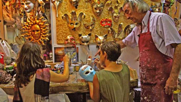 Venecia: taller para crear tu propia máscara de carnaval