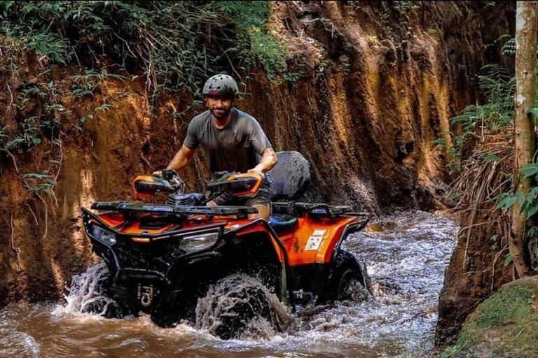 Bali: Waterval Gorilla Grot ATV Tocht en Ubud Rafting TochtSolo 250cc, Gorilla Grot ATV &amp; Ayung Rafting - Geen Transfers