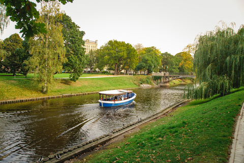 Riga: Audio-Guided Sightseeing Tour by Canal Boats