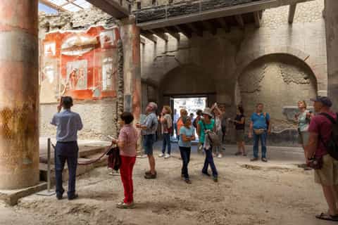 Napels: rondleiding Herculaneum met archeoloog + voorrang