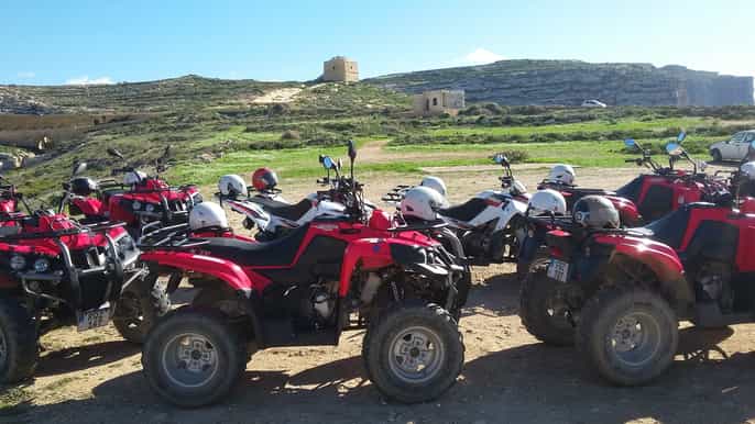 half day quad tour in gozo