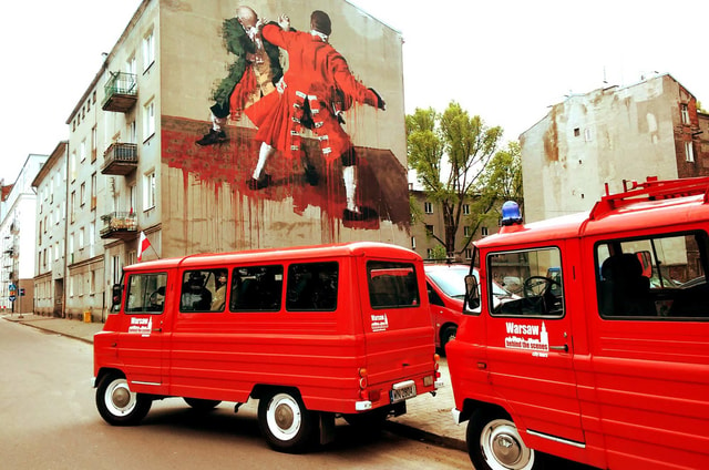 Visit Warsaw Behind the Scenes City Tour by Retro Minibus in Warsaw