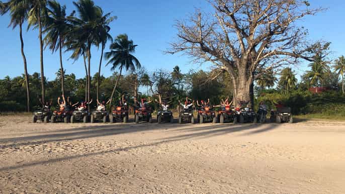 zanzibar quad bike tour and visit to local village