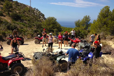 Från Andratx: San Telmo Quad Bike Tour