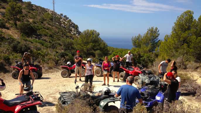 guided quad tour in mallorca