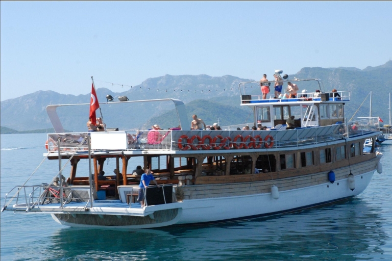 Marmaris: całodniowa wycieczka łodzią z nielimitowanymi napojami i lunchem