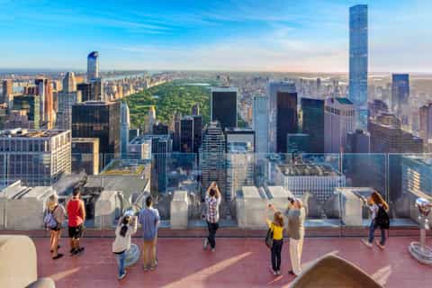 NYC: Top of the Rock Observation Deck Ticket mit Zeitfenster