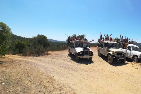 Från Albufeira: Halv dags jeepsafari runt Algarve