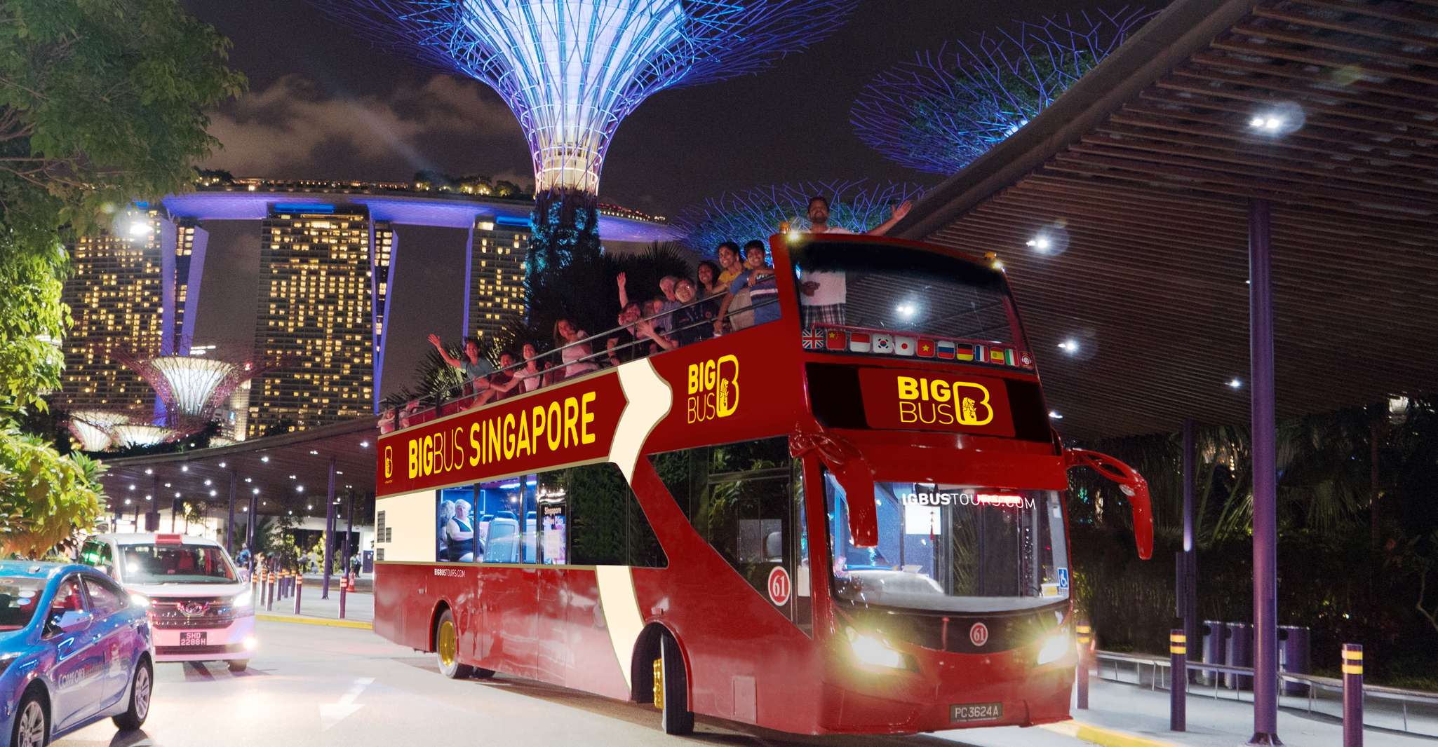 Singapore, Big Bus Hop-On Hop-Off Sightseeing Tour - Housity