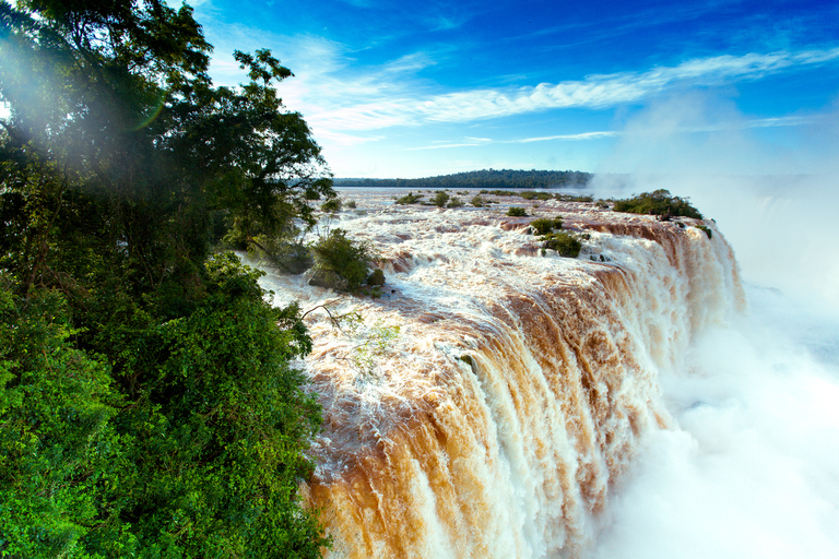 Ganztägige Iguassu-Fälle auf beiden Seiten - Brasilien und ArgentinienAbreise von den Hotels in der Innenstadt von Foz do Iguaçu