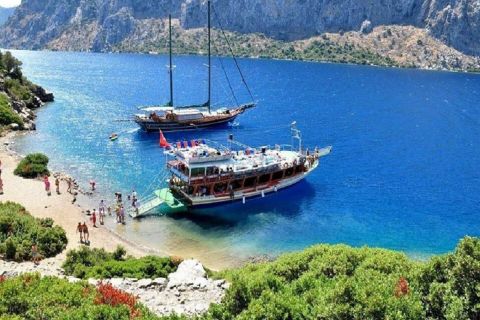 From Marmaris: Turkish Aegean Coast Boat Trip with Lunch