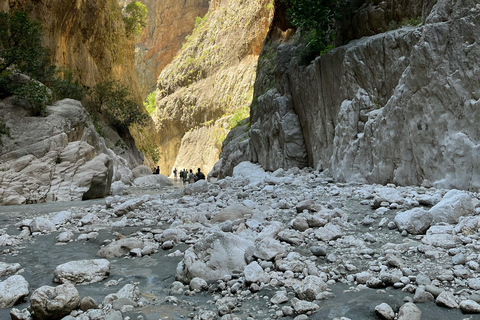 Chania Area with Pick up: Samaria Gorge Hike and Boat Ride