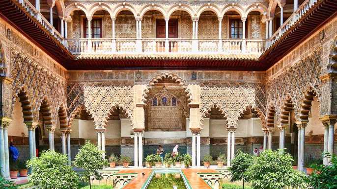 Sevilla: Catedral, Giralda y Alcázar Visita guiada de 3,5 horas