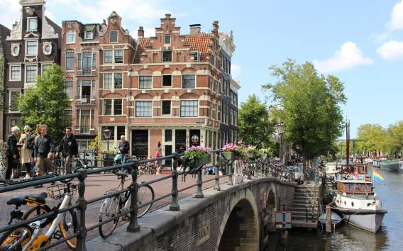 Amsterdam: Geführte italienische Wanderung