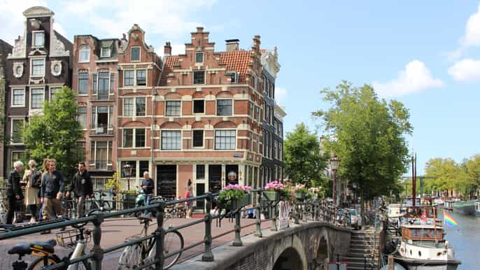 amsterdam 90minute walking tour in italian