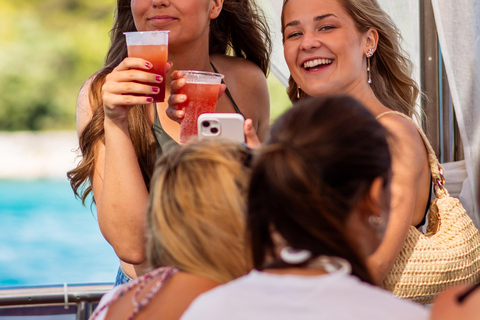 Dubrovnik: Sunset Boat Party with DJ & Blue Lagoon Swim Stop
