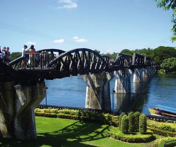 3-Day River Kwai, Floating Market and Erawan Waterfalls