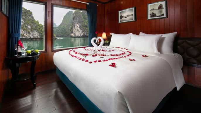 bahía de halong crucero 4* 2 días/1 noche y traslado