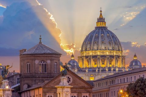 St. Peter's Dome Climb, Basilica & Papal Tombs
