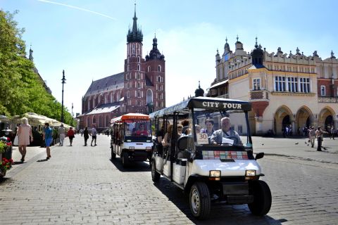 Krakova: Yksityinen opastettu kaupunkikierros sähköautolla
