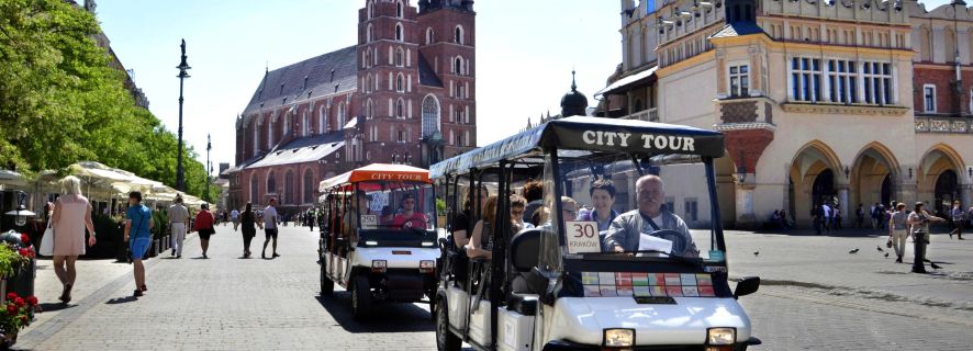 Krakow: Privatguidet byomvisning med elektrisk bil