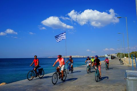 Athen: Private Stadt & Meer Fahrradtour