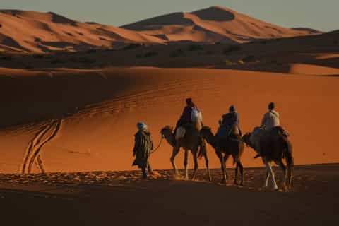 Overnight in Luxury Tent in Desert Camp Erg Chebbi Merzouga