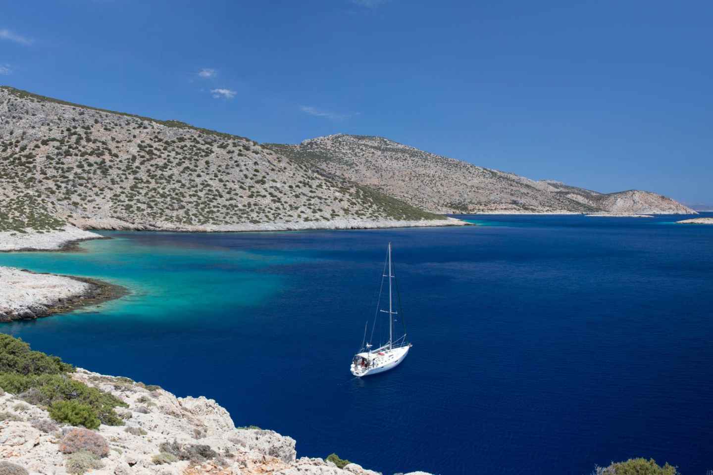 Naxos: Heldags liten Cyclades-segelkryssning