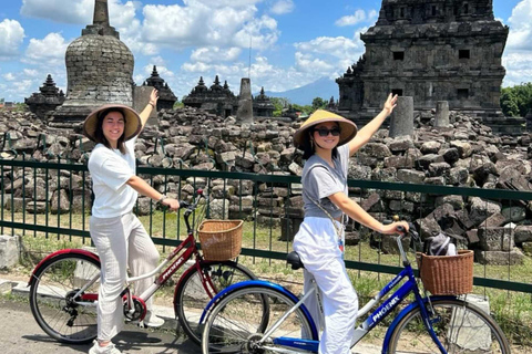 Yogyakarta: Merapi Sunrise, Plaosan Cycling & Prambanan Tour Prambanan Day or sunset Tour