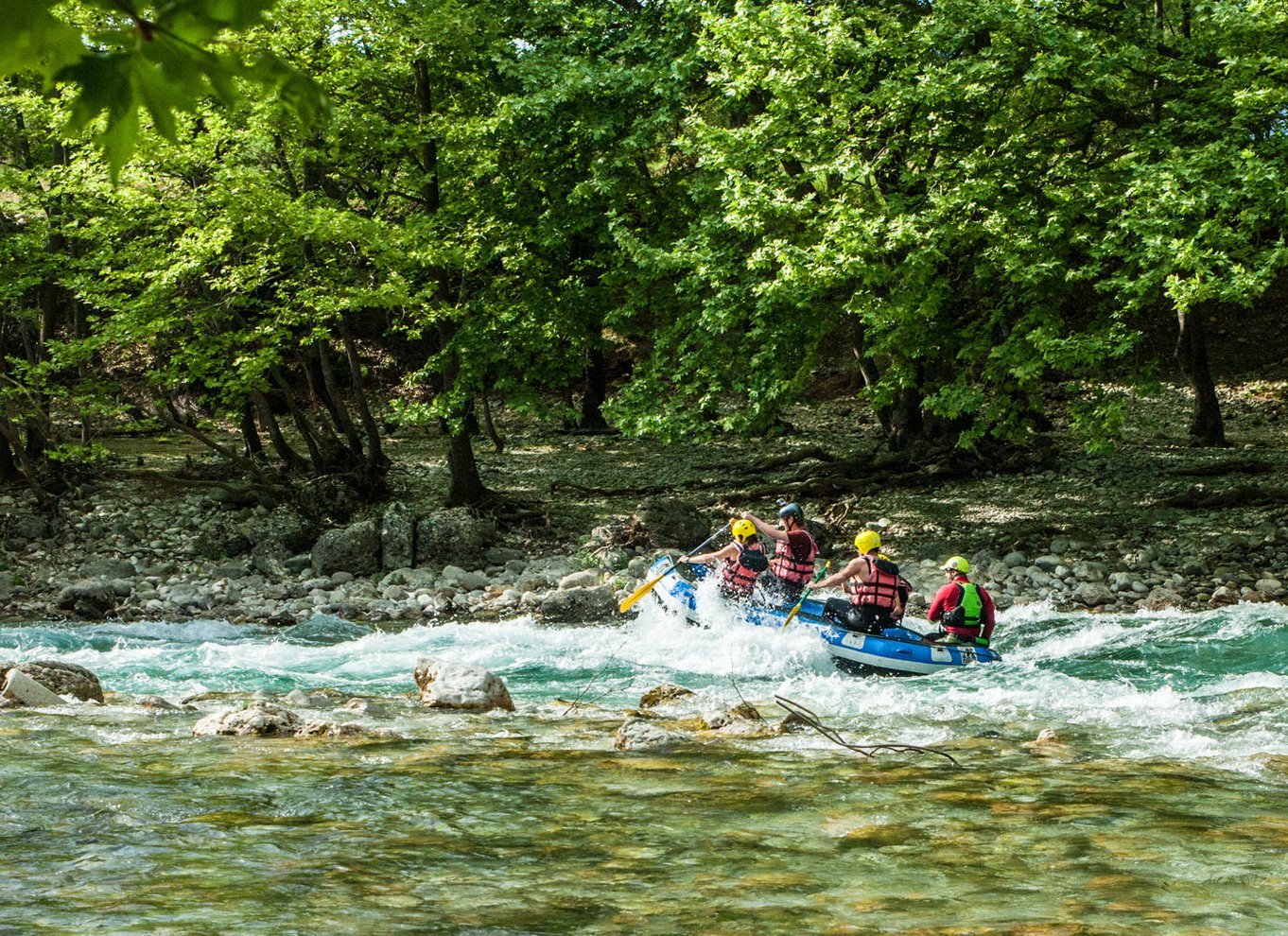 Epirus: Nem rafting-oplevelse på Voidomatis-floden