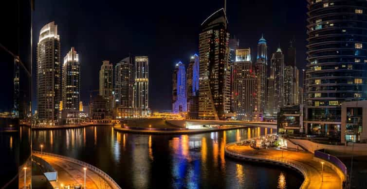 Dubai Marina: Private Night Yacht Cruise | GetYourGuide