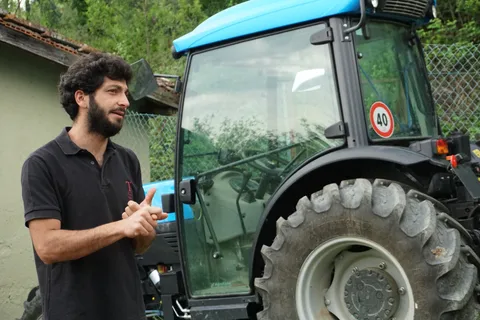 Degustazione di vini biologici del Chianti