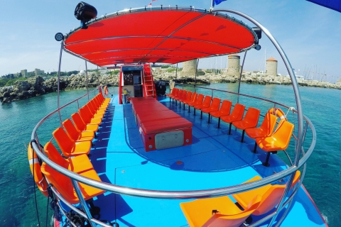Rhodes: Hop-on Hop-off Bus and Submarine Tour