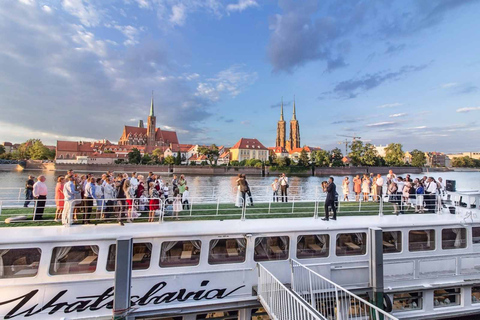 Wrocław: Lång stadsvandring och kryssning med lyxfartyg (för grupper)Wrocław: Kryssning med lyxfartyg och stadsvandring