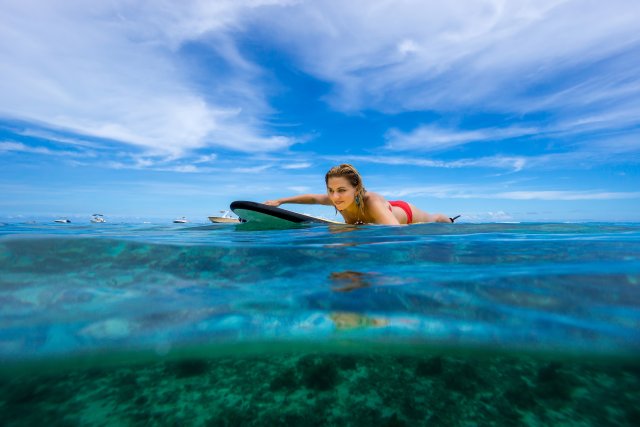 South Maui: Lezioni di surf al Kalama Beach Park - istruttori di alto livello