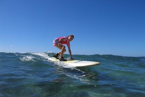 Maui: Clases de surf en Kalama Beach ParkLección de surf en grupo