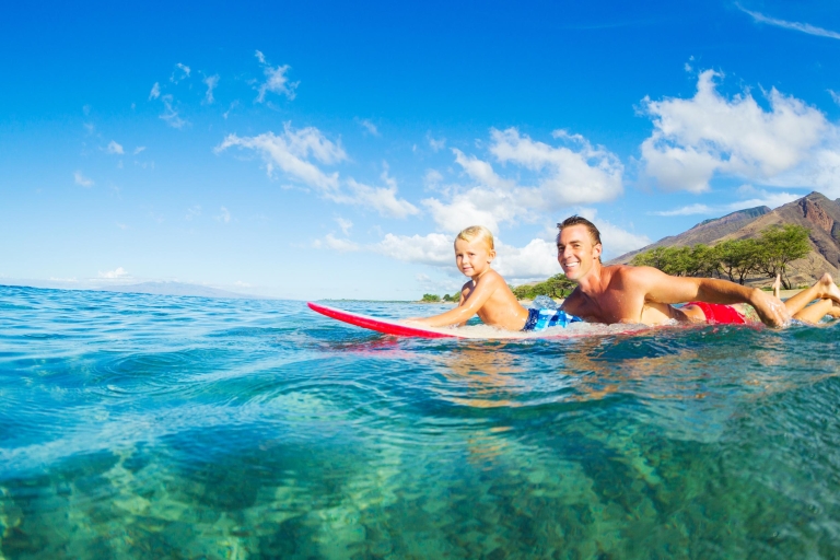 Maui: cours de surf au Kalama Beach ParkCours de surf privé