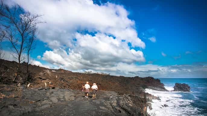 kona kilauea hike and flow tour