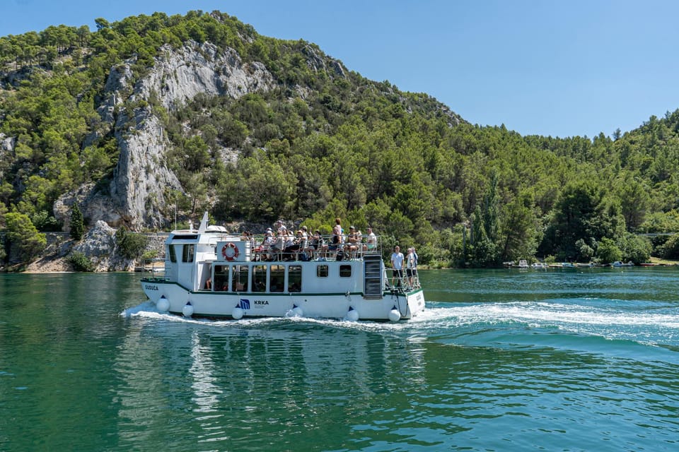 Split Krka Waterfalls With Boat Cruise Wine and Olive Oil