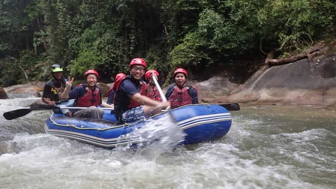 from kuala lumpur kampar river white water rafting